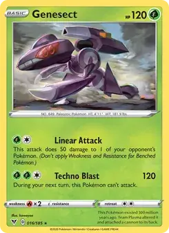 Genesect 16/185 Vivid Voltage Pokémon card