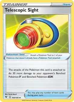 Telescopic Sight 160/185 Vivid Voltage Pokémon card