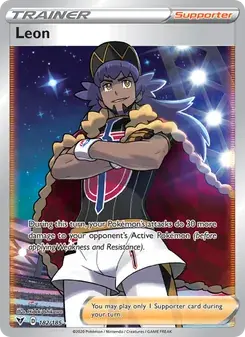 Leon 182/185 Vivid Voltage Pokémon card