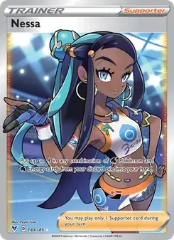 Nessa 183/185 Vivid Voltage Pokémon card