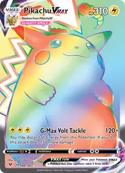Pikachu VMAX 188/185 Vivid Voltage Pokémon card