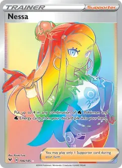 Nessa 196/185 Vivid Voltage Pokémon card