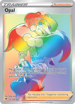 Opal 197/185 Vivid Voltage Pokémon card