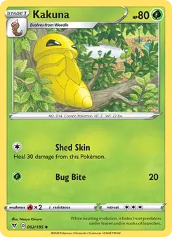 Kakuna 2/185 Vivid Voltage Pokémon card