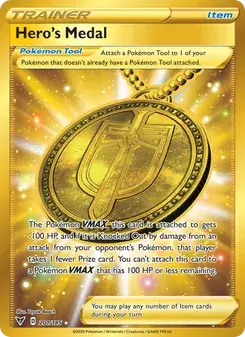 Hero's Medal 201/185 Vivid Voltage Pokémon card