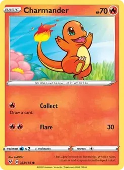 Charmander 23/185 Vivid Voltage Pokémon card