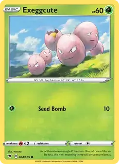 Exeggcute 4/185 Vivid Voltage Pokémon card