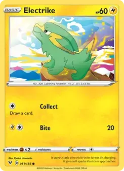 Electrike 51/185 Vivid Voltage Pokémon card