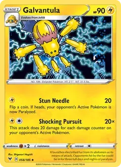 Galvantula 56/185 Vivid Voltage Pokémon card