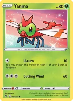 Yanma 6/185 Vivid Voltage Pokémon card