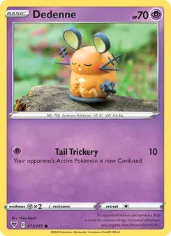 Dedenne 77/185 Vivid Voltage Pokémon card