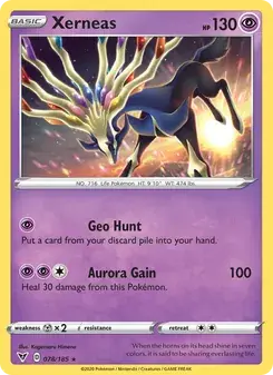 Xerneas 78/185 Vivid Voltage Pokémon card