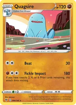 Quagsire 84/185 Vivid Voltage Pokémon card