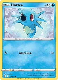 Horsea 20/72 Shining Fates Pokémon card