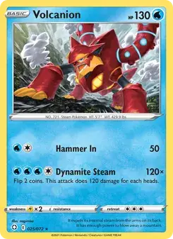 Volcanion 25/72 Shining Fates Pokémon card