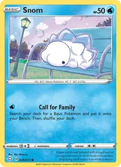 Snom 29/72 Shining Fates Pokémon card