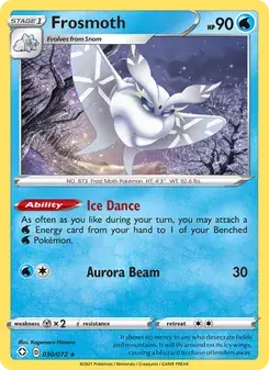 Frosmoth 30/72 Shining Fates Pokémon card