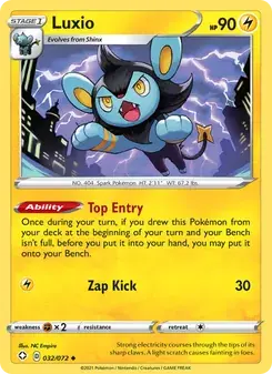 Luxio 32/72 Shining Fates Pokémon card