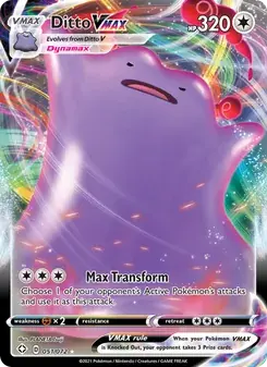 Ditto VMAX 51/72 Shining Fates Pokémon card