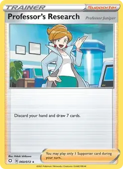 Professor's Research (Professor Juniper) 60/72 Shining Fates Pokémon card
