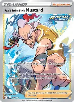Rapid Strike Style Mustard 162/163 Battle Styles Pokémon card
