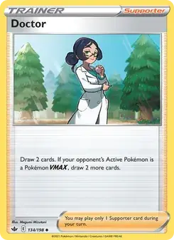 Doctor 134/198 Chilling Reign Pokémon card