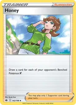 Carte Pokémon Honey 142/198 Chilling Reign