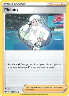 Melony 146/198 Chilling Reign Pokémon card