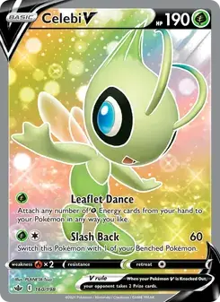 Celebi V 160/198 Chilling Reign Pokémon card