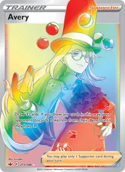 Avery 211/198 Chilling Reign Pokémon card