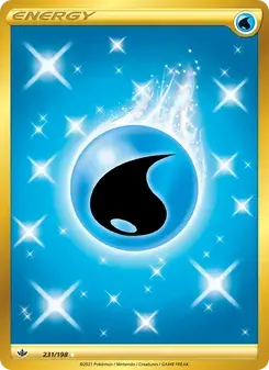Water Energy 231/198 Chilling Reign Pokémon card