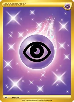 Psychic Energy 232/198 Chilling Reign Pokémon card