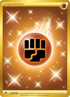 Fighting Energy 233/198 Chilling Reign Pokémon card
