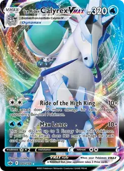 Ice Rider Calyrex VMAX 46/198 Chilling Reign Pokémon card