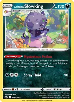 Galarian Slowking 98/198 Chilling Reign Pokémon card