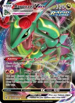 Rayquaza VMAX 111/203 Evolving Skies Pokémon card