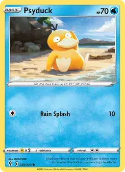Psyduck 24/203 Evolving Skies Pokémon card