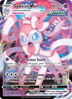 Sylveon VMAX 75/203 Evolving Skies Pokémon card