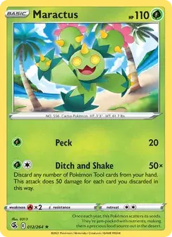 Maractus 12/264 Fusion Strike Pokémon card