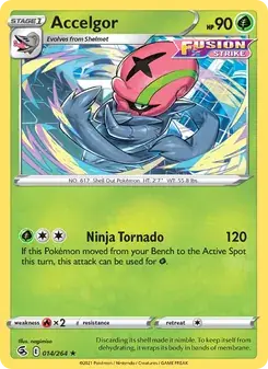 Accelgor 14/264 Fusion Strike Pokémon card
