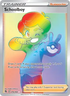 Schoolboy 276/264 Fusion Strike Pokémon card