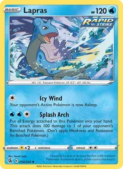 Lapras 54/264 Fusion Strike Pokémon card