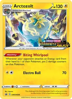 Arctozolt SWSH036 SWSH Black Star Promos Pokémon card