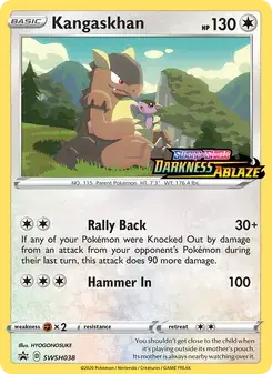 Kangaskhan SWSH038 SWSH Black Star Promos Pokémon card