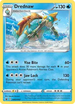 Drednaw SWSH047 SWSH Black Star Promos Pokémon card