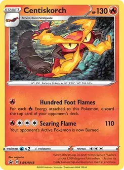 Centiskorch SWSH048 SWSH Black Star Promos Pokémon card