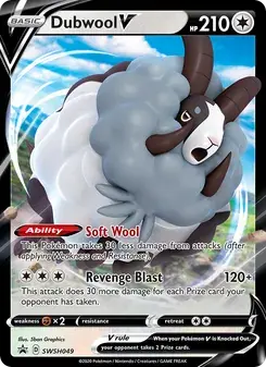 Dubwool V SWSH049 SWSH Black Star Promos Pokémon card