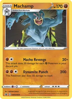 Machamp SWSH053 SWSH Black Star Promos Pokémon card