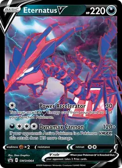 Eternatus V SWSH064 SWSH Black Star Promos Pokémon card