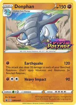Donphan SWSH067 SWSH Black Star Promos Pokémon card